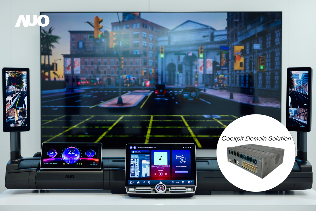 友達「智慧座艙域控解決方案」可做為車內運算的核心平台，驅動創新人機介面與豐富的座艙應用，獲得台灣精品標誌肯定