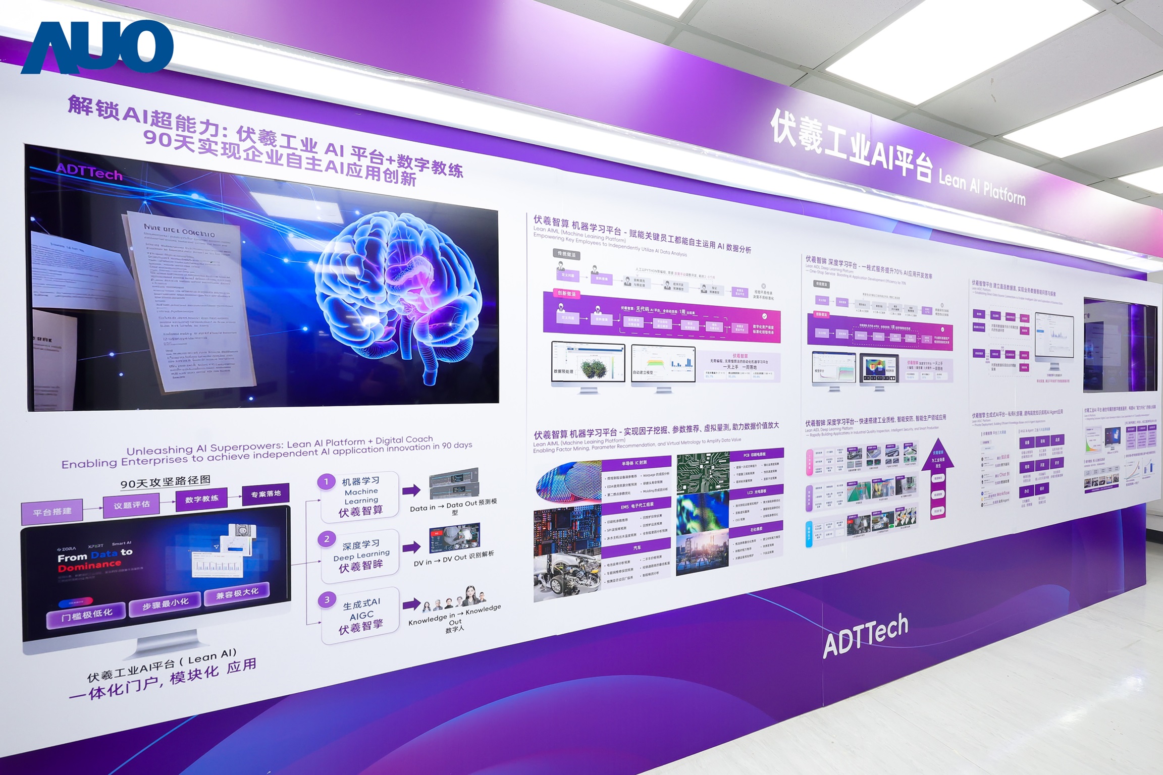 jinnian金年会历年来丰硕的智造经验与成果，进一步由子公司达智汇向外部输出，转化为可落地、可持续进化的数字解决方案，依托自主研发的数字平台与AI模型，至今已服务超过千家企业