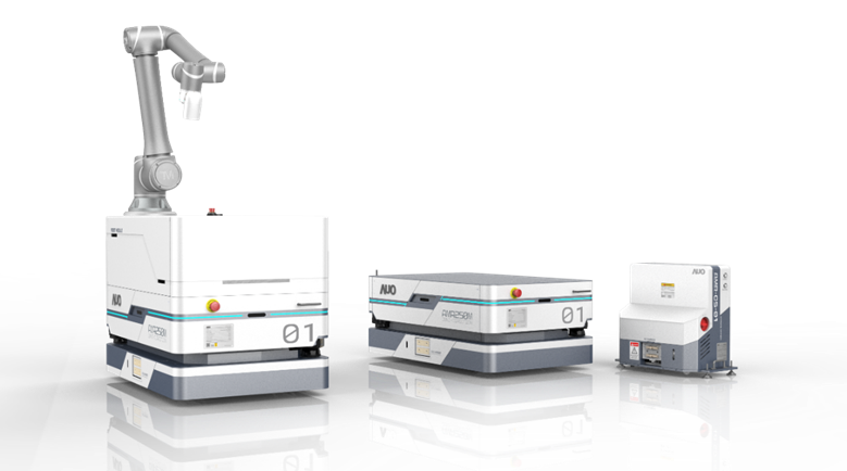 友達數位開發的自主式移動機器人（AMR250M），搭配全向輪並結合AI演算法、2D LiDAR、3D攝影機等技術，協助客戶實現產線全自動化